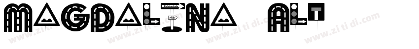 Magdalena Alt字体转换